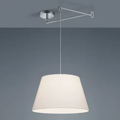 Helestra Certo hanglamp conisch 1-lamp, wit