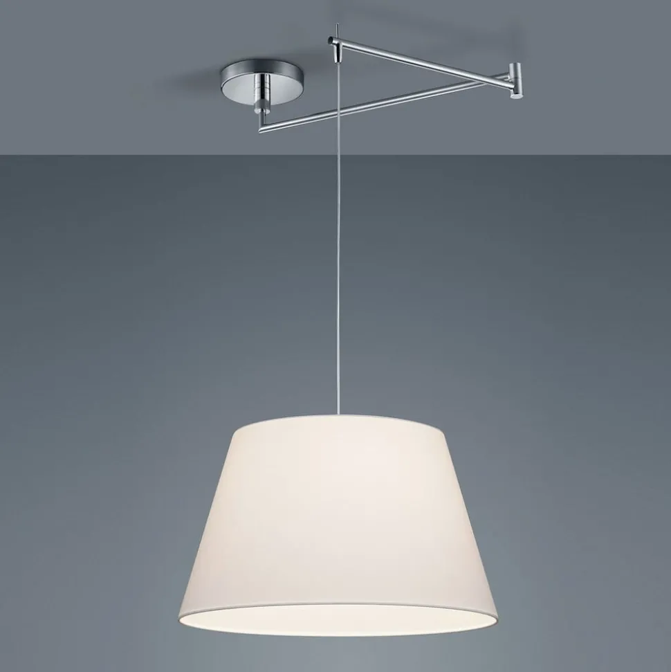 Helestra Certo hanglamp conisch 1-lamp, wit