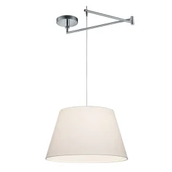Helestra Certo hanglamp conisch 1-lamp, wit