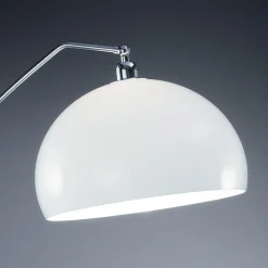 Helestra Doro vloerlamp met acrylkap, wit