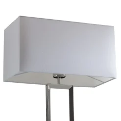 Helestra Enna 2 textiel-tafellamp, hoogte 53 cm