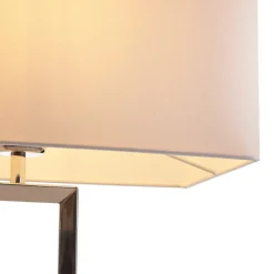 Helestra Enna 2 textiel-tafellamp, hoogte 53 cm