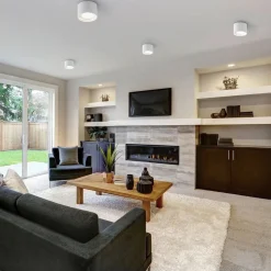 Helestra Kari LED plafondlamp, rond, wit