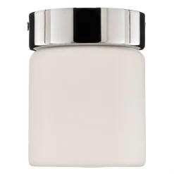 Helestra Keto LED plafondlamp, cilinder, chroom