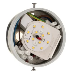 Helestra Keto LED plafondlamp, cilinder, chroom