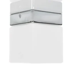 Helestra Keto LED plafondlamp, kubus, chroom