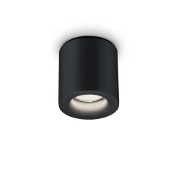 Helestra Lot buiten plafondlamp, IP65, zwart