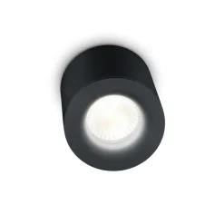 Helestra Lot buiten plafondlamp, IP65, zwart