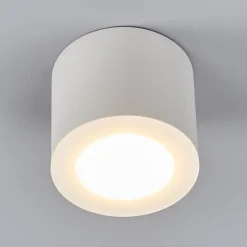 Helestra Oso LED plafondspot, rond, wit mat