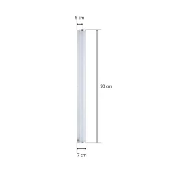 Helestra Ponto LED wandlamp IP44 90cm