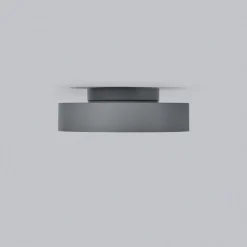 Helestra Say LED buiten plafondlamp grafiet Ø23cm