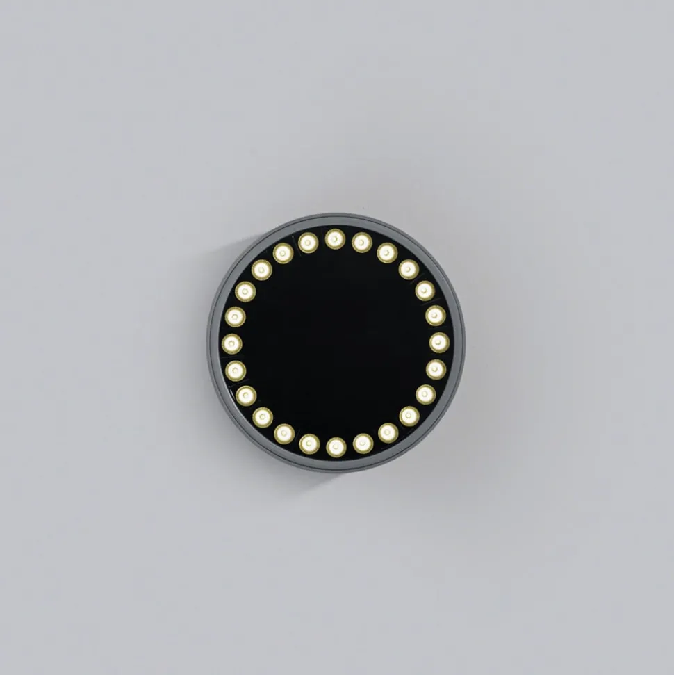 Helestra Say LED buiten plafondlamp grafiet Ø23cm