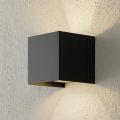 Helestra Siri 44 buitenwandlamp up/down zwart