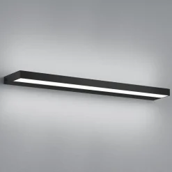 Helestra Slat LED wandlamp, mat zwart 60 cm