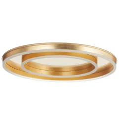 Helestra Sona LED plafondlamp dimbaar Ø60cm goud