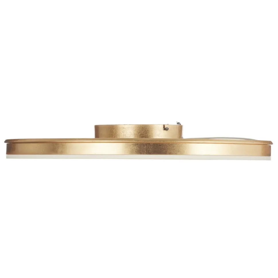 Helestra Sona LED plafondlamp dimbaar Ø60cm goud