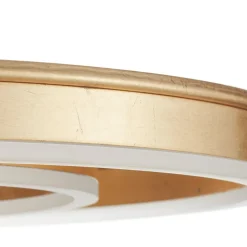 Helestra Sona LED plafondlamp dimbaar Ø60cm goud