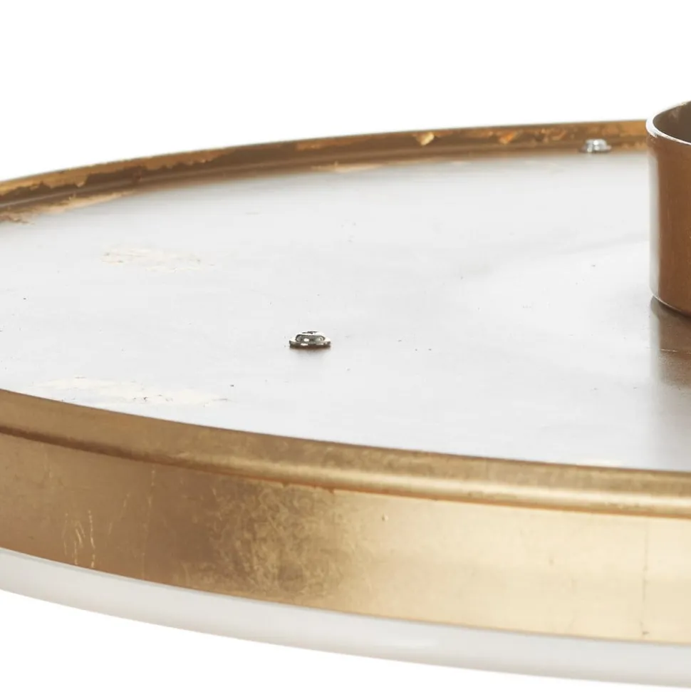 Helestra Sona LED plafondlamp dimbaar Ø60cm goud