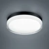 Helestra Tana LED plafondlamp, zwart, Ø 28 cm