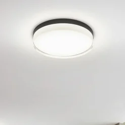 Helestra Tana LED plafondlamp, zwart, Ø 33 cm