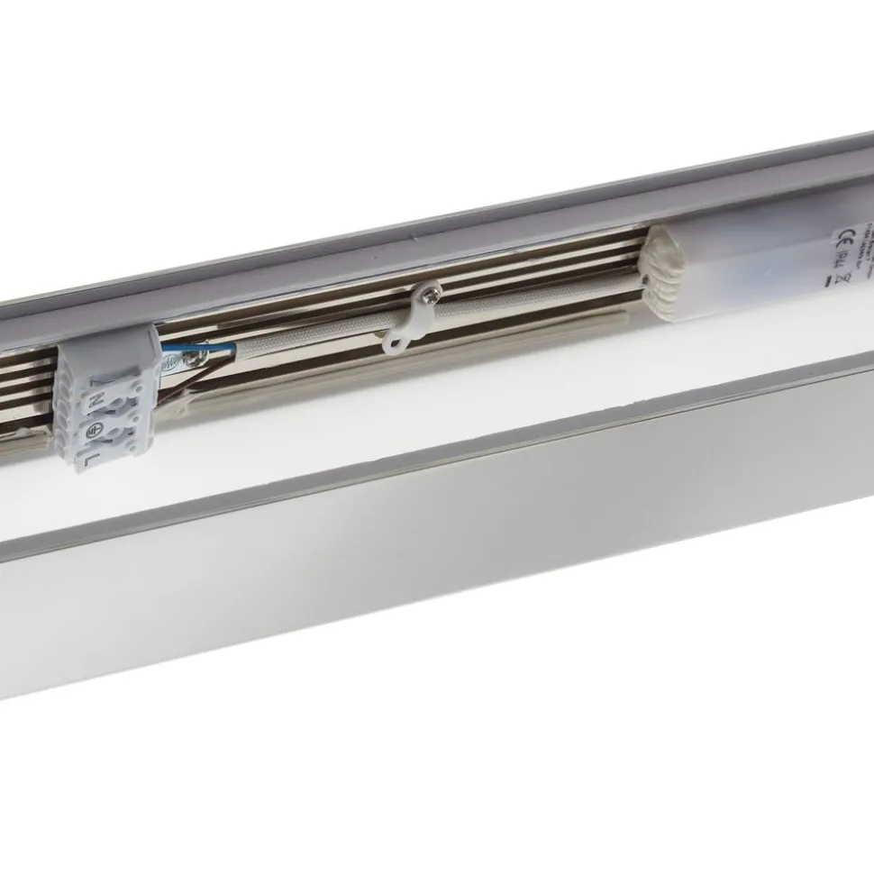 Helestra Theia LED spiegellamp, verchroomd, 90cm