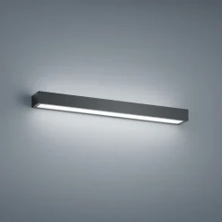 Helestra Theia LED wandlamp, mat zwart 60 cm