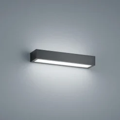 Helestra Theia LED wandlamp, mat zwart 30 cm