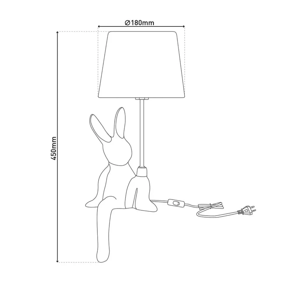 Helge tafellamp, goud, hoogte 45 cm, keramiek/stof