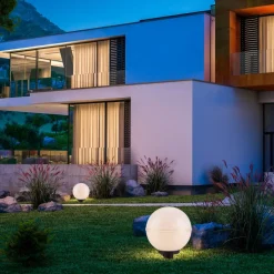 Hemi sfeerlamp, grondspies, 2-pak Ø 20cm