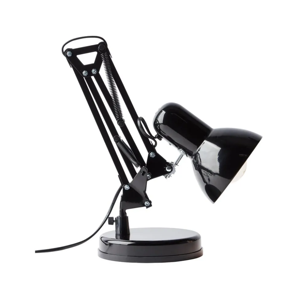 Henry bureaulamp, zwart, hoogte 50 cm, verstelbaar