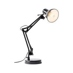 Henry bureaulamp, zwart, hoogte 50 cm, verstelbaar
