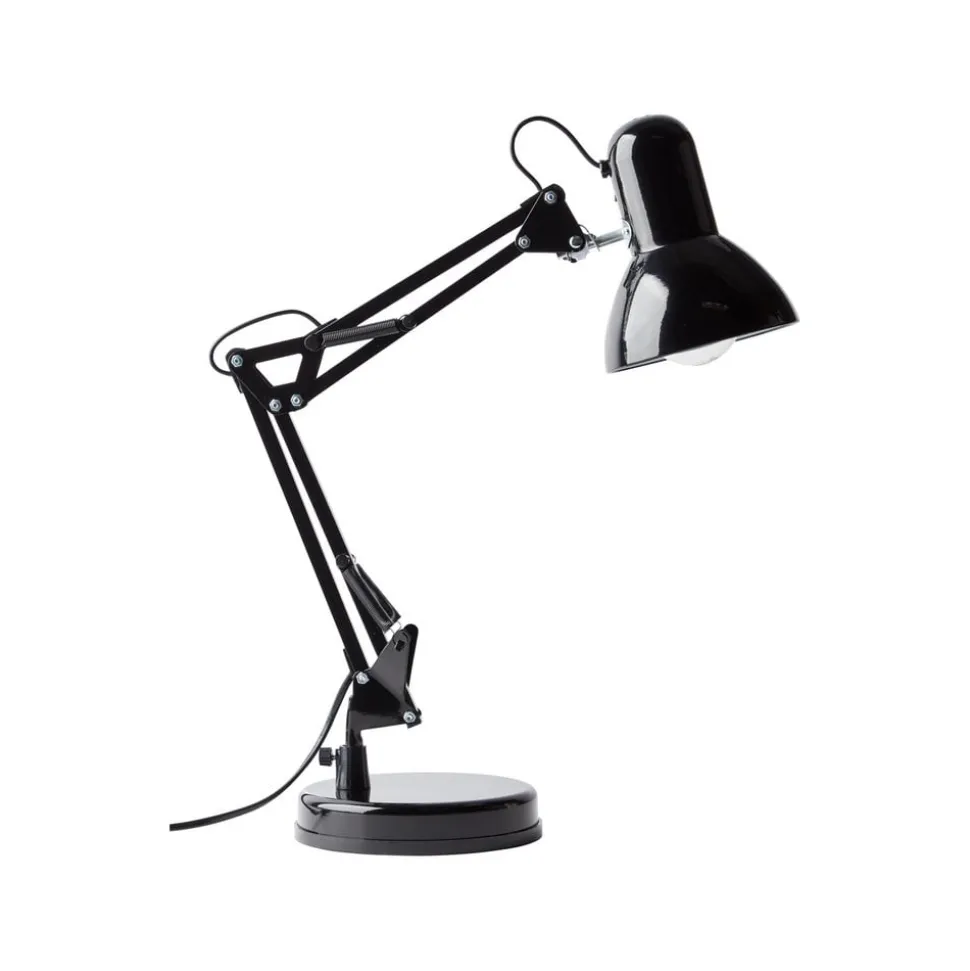 Henry bureaulamp, zwart, hoogte 50 cm, verstelbaar