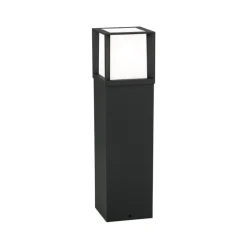 Henry tuinpadverlichting, zwart, hoogte 60 cm, aluminium/roestvrij staal