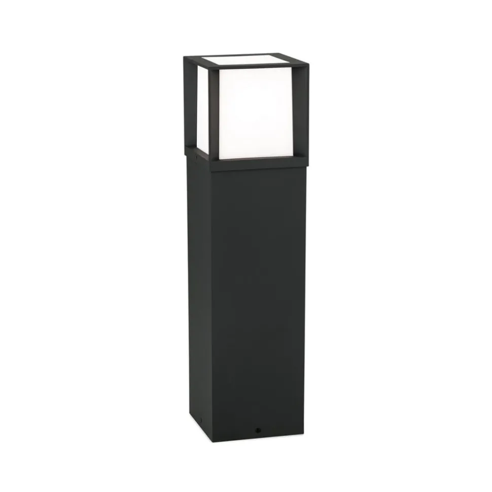 Henry tuinpadverlichting, zwart, hoogte 60 cm, aluminium/roestvrij staal