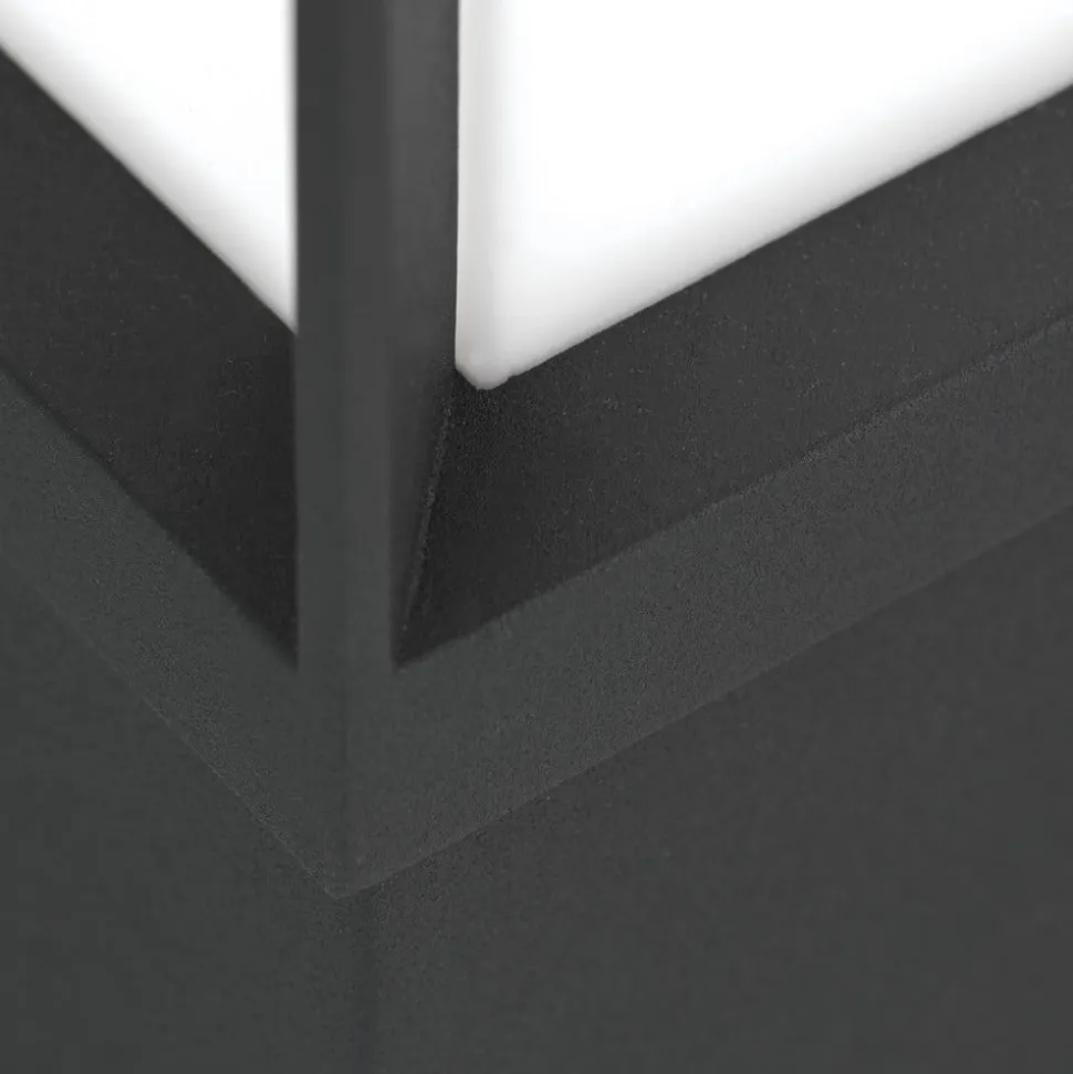 Henry tuinpadverlichting, zwart, hoogte 60 cm, aluminium/roestvrij staal