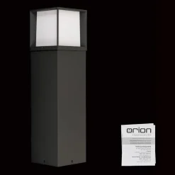 Henry tuinpadverlichting, zwart, hoogte 60 cm, aluminium/roestvrij staal