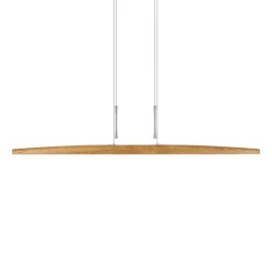 HerzBlut Arco LED hanglamp geolied eiken 170cm