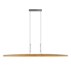 HerzBlut Arco LED hanglamp geolied eiken 170cm