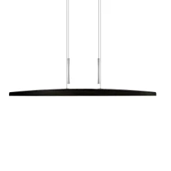 HerzBlut Arco LED hanglamp essen eik houtskool 130cm