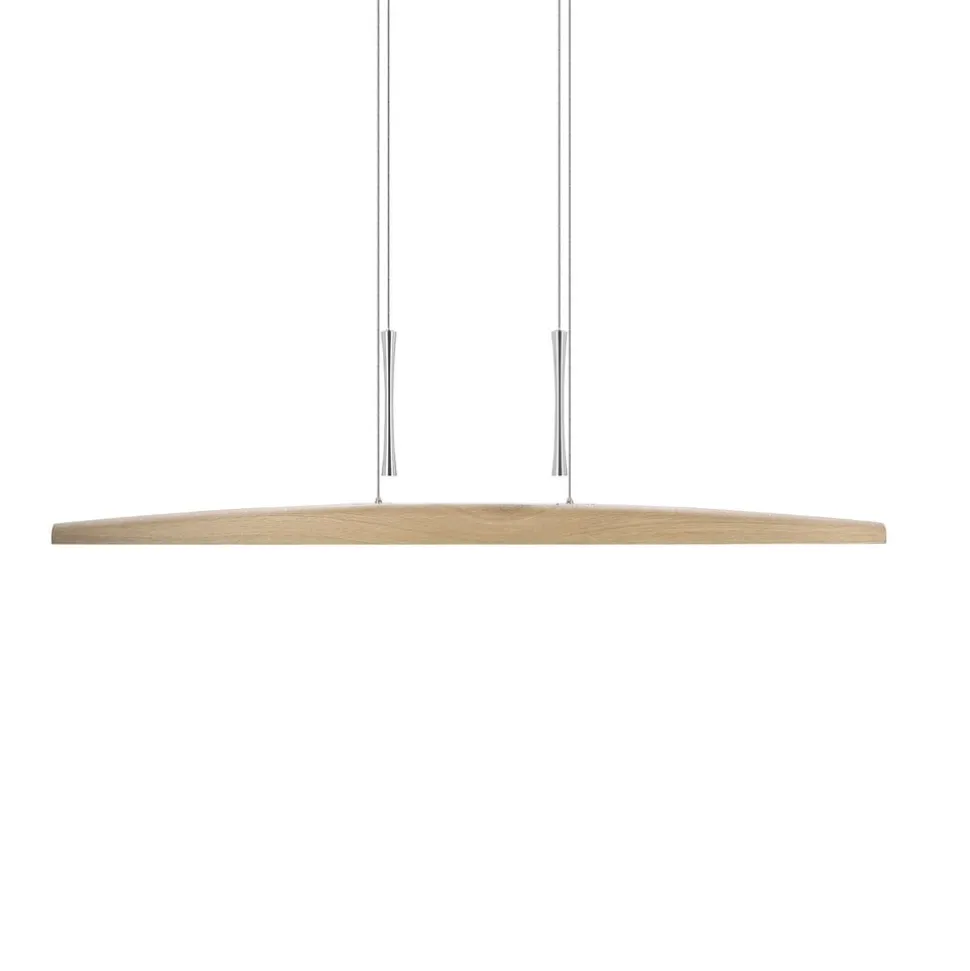 HerzBlut Arco LED hanglamp asteiche natur 130cm