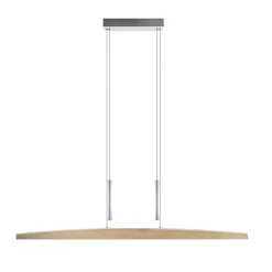 HerzBlut Arco LED hanglamp asteiche natur 130cm