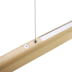 HerzBlut Arco LED hanglamp asteiche natur 130cm
