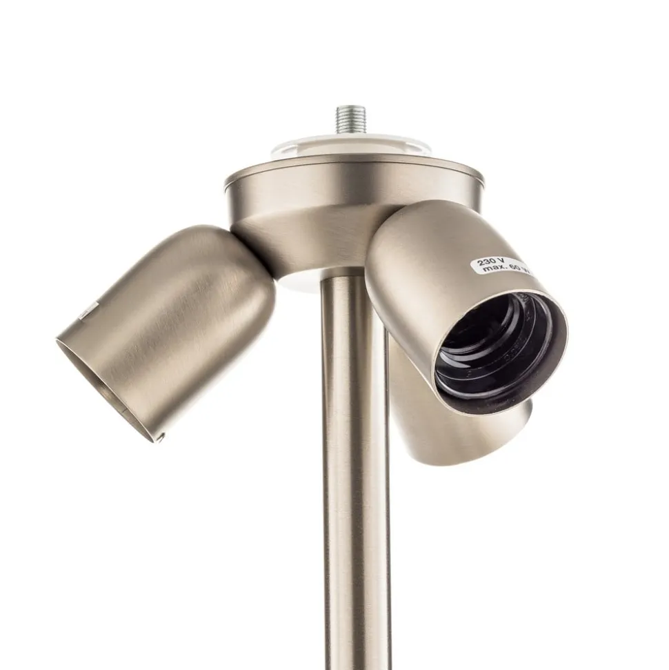 HerzBlut Dana vloerlamp, eiken natuur, wit