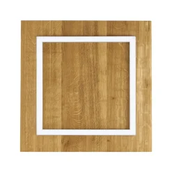 HerzBlut Mia LED plafondlamp, asteiken geolied