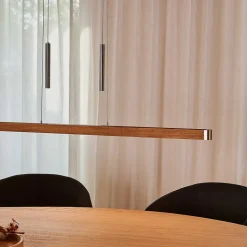 HerzBlut Novelie LED hanglamp, asteiken geolied