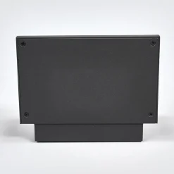 Hoekige LED outdoor wandlamp Darina, bewegingsm.