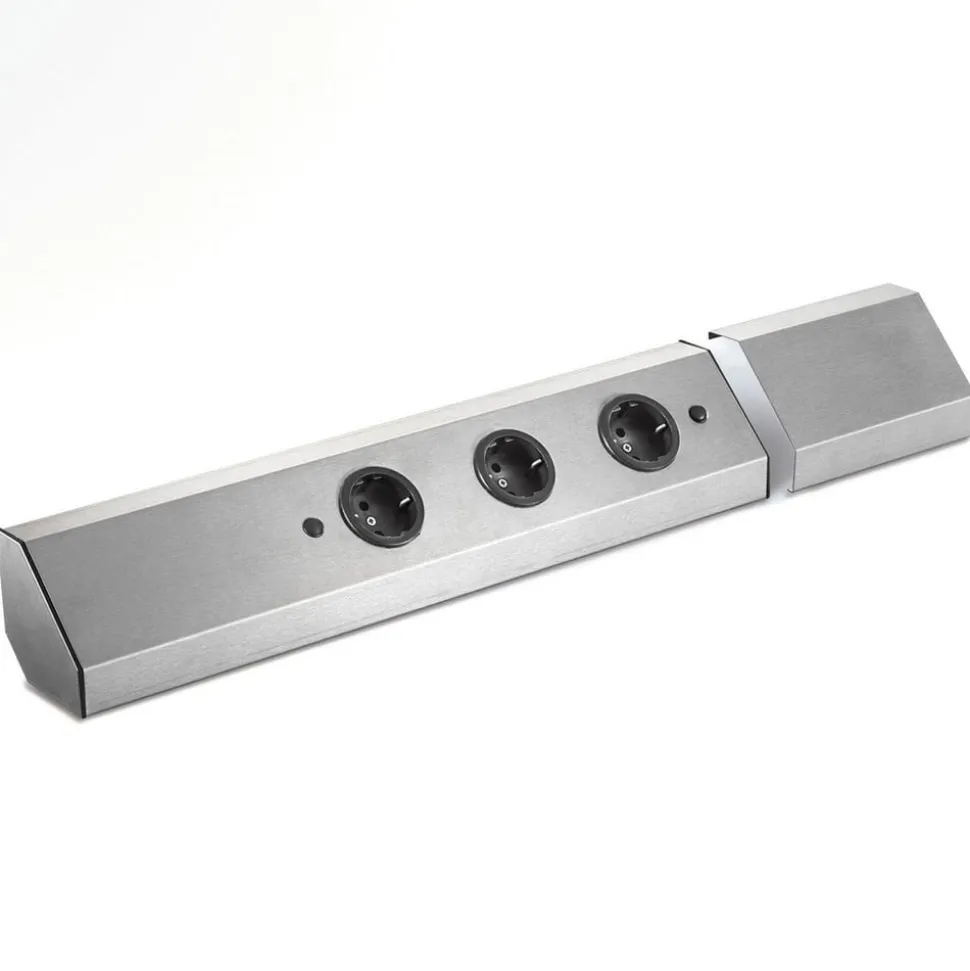 Hoek-stopcontactstrook Power, 3 per