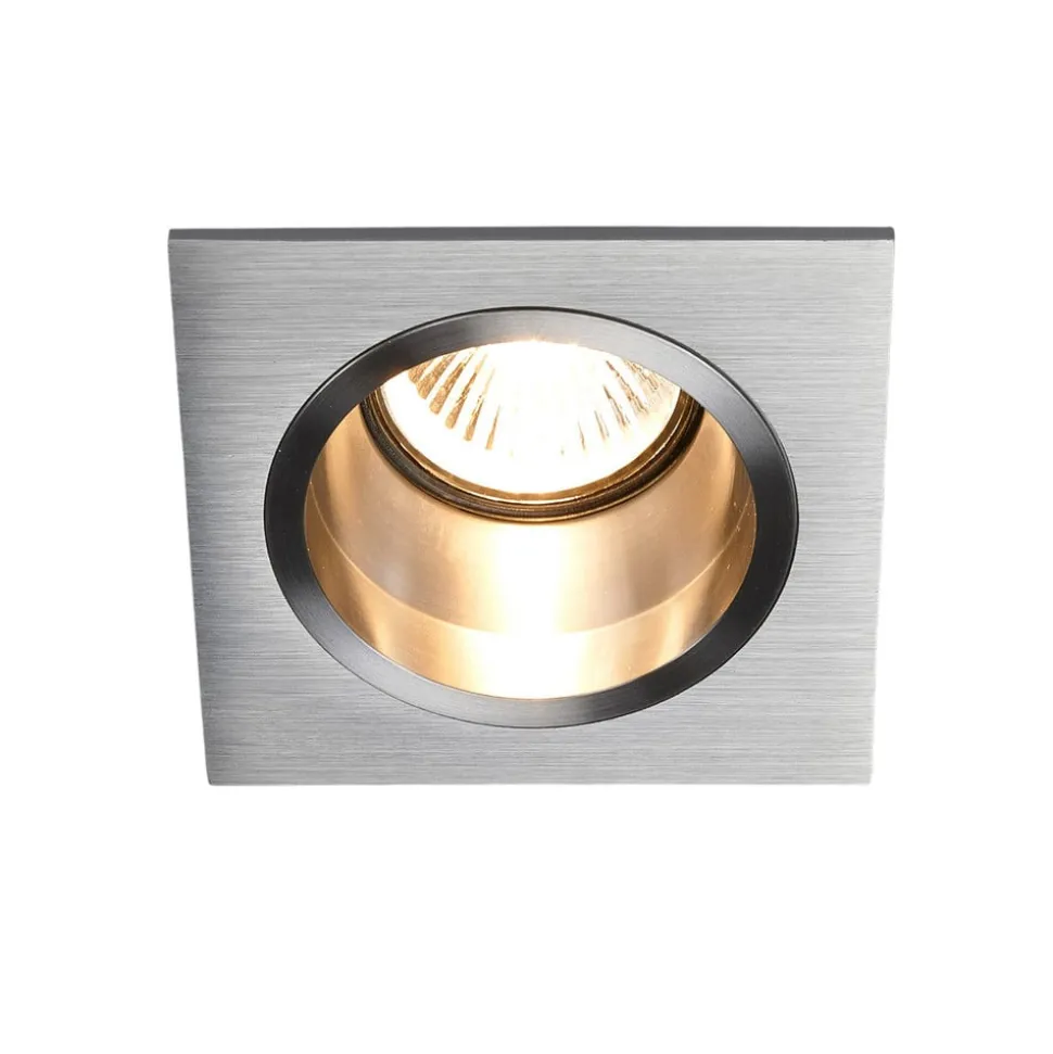 Hoogspanning-inbouwlamp Soley, hoekig