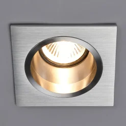 Hoogspanning-inbouwlamp Soley, hoekig