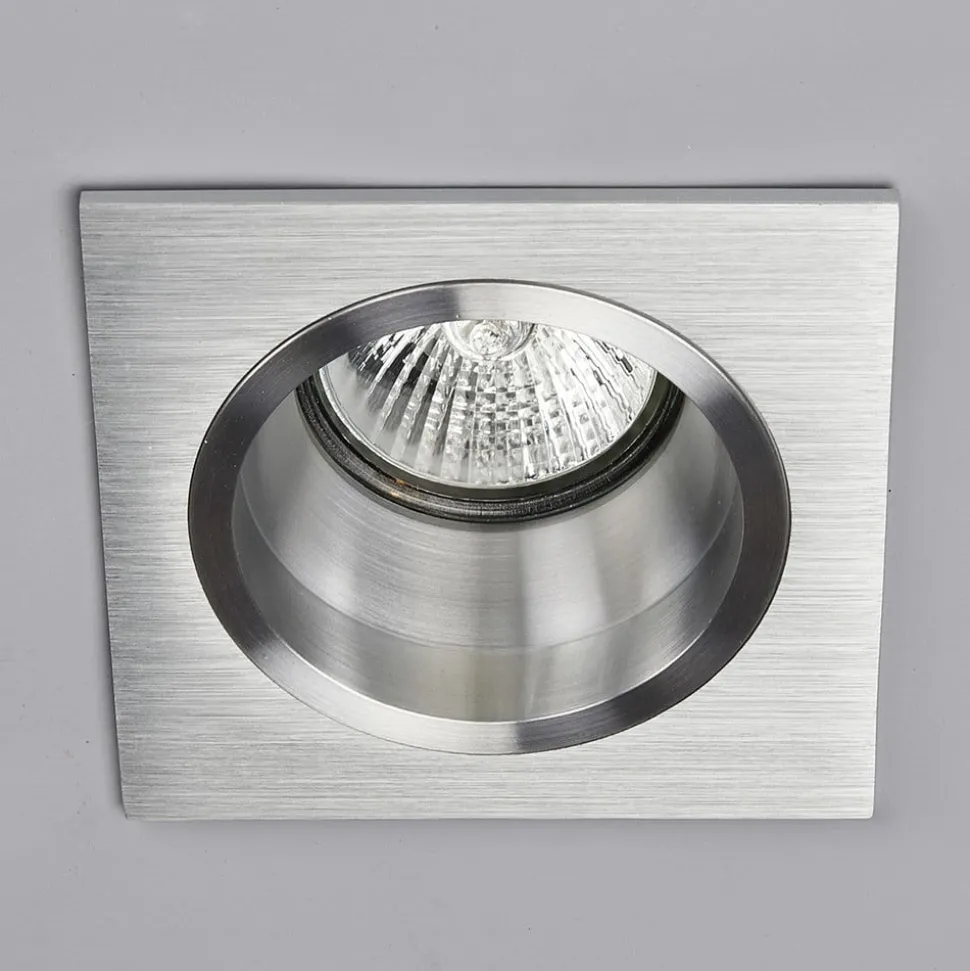 Hoogspanning-inbouwlamp Soley, hoekig